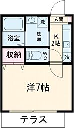 間取図画像 1K
