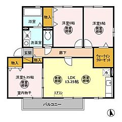 物件の間取り
