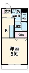間取図画像 1K