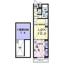 AFlat 1LDKの間取図画像
