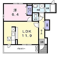 間取図画像 1LDK
