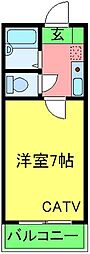 間取図画像 1K