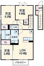 間取図画像 3LDK