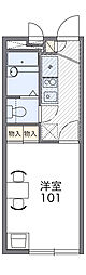 レオパレスキヨミズハイツ 1Kの間取図画像