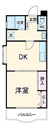 間取図画像 1DK