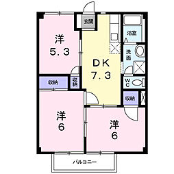間取図画像 3DK