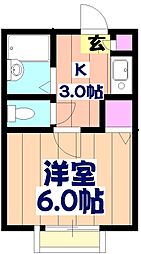 間取図画像 1K