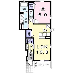 間取図画像 1LDK