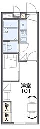 レオパレスマ　メゾン 2階1Kの間取り
