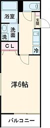 フェリーチェ吉祥寺A 3階1Kの間取り