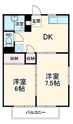 間取図画像 2DK