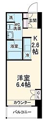 間取図画像 1K