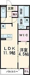 JR東海道・山陽本線 千里丘駅 徒歩11分の賃貸アパート 3階1LDKの間取り