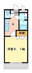 間取図画像 1K