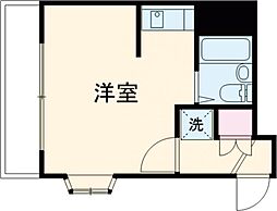 メゾン・ド・南大塚Ｎｏ．1 4階ワンルームの間取り