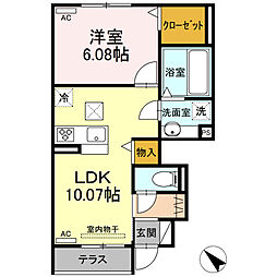 間取図画像 1LDK