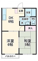間取図画像 2DK