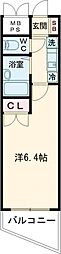 ステージファースト三宿 1Kの間取図画像