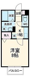 間取図画像 1K