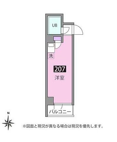 ホームズ でお部屋探し コアプラス洗足 2階 7 ワンルーム 賃料6 3万円 17 1 賃貸マンション住宅情報 物件番号 取扱い不動産会社 ハウスコム株式会社 自由が丘店