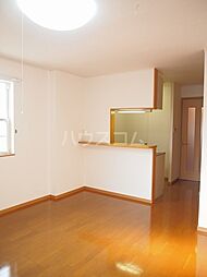 サンメゾンII 101 1階ワンルームのリビング/ダイニング