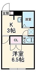 間取図画像 1K