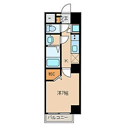 axis nagoya sw 4階1Kの間取り