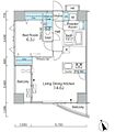 PARKFLATS芝浦2階24.0万円