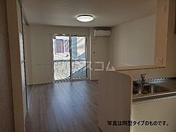 ハウス堅田　Ａ棟 201 2階3LDKのリビング/ダイニング