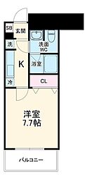 プライムアーバン川崎南幸町 1階1Kの間取り
