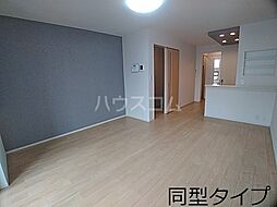 名鉄名古屋本線 矢作橋駅 徒歩16分の賃貸アパート 2階ワンルームのリビング/ダイニング