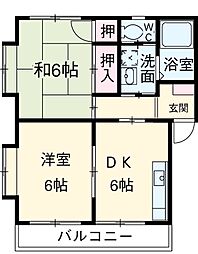 間取図画像 2DK