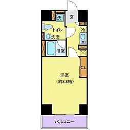Ａｃｃｅｓｓ湘南平塚 12階1Kの間取り