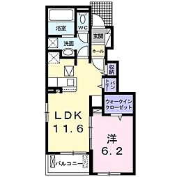 間取図画像 1LDK