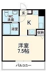 間取図画像 1K