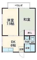 間取図画像 2DK