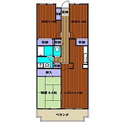 間取図画像 3LDK
