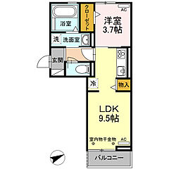 物件の間取り