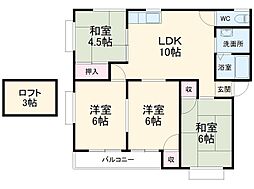 フォーライフ見和 2階4LDKの間取り