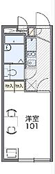 レオパレスガーデン 1Kの間取図画像