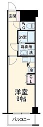 COMFORIAたまプラーザ ワンルームの間取図画像