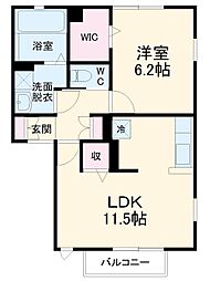 間取図画像 1LDK
