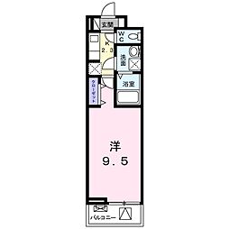 間取図画像 1K