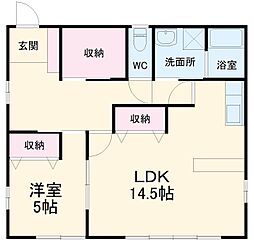 間取図画像 1SLDK