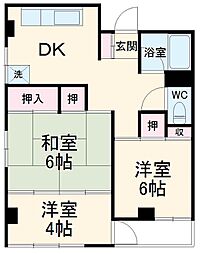 間取図画像 3DK