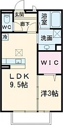 Ｒｏｙａｌ　Ｓｔａｇｅ 2階1LDKの間取り