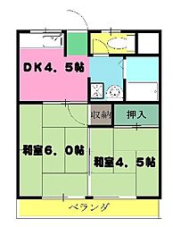 間取図画像 2DK