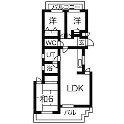 間取図画像 3LDK