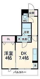 間取図画像 1DK