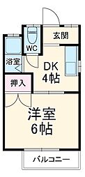 間取図画像 1DK